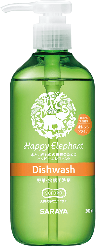 Happy Elephant 100% Natural Origin Dishwash Orange & Lime