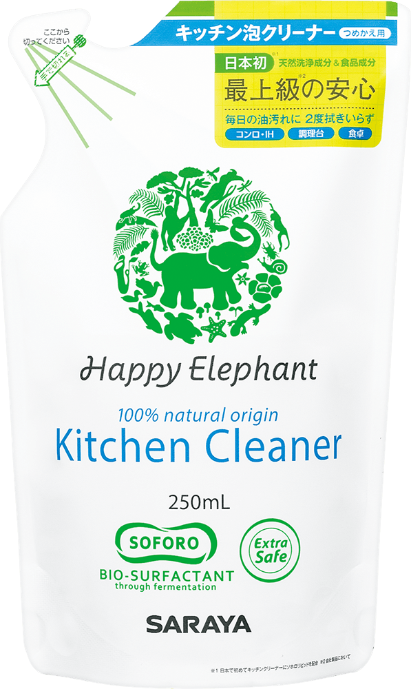 Happy Elephant 100% Natural Origin Kitchen Cleaner Refill