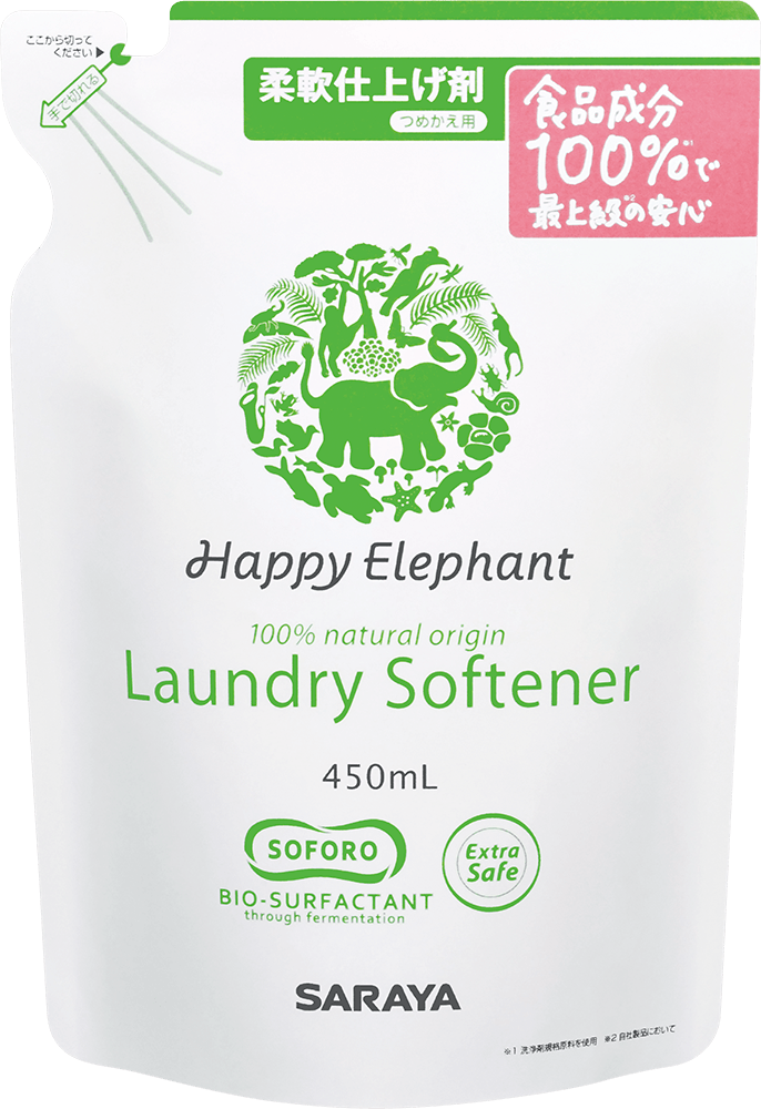 Happy Elephant 100% Natural Origin Laundry Softener Refill